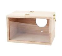 Wezalget Wood Parrot Breeding Box | Parrot Mating Box Cage - Parrot Breeding Mating Box, Wooden Bird Nesting House for Parrot, Parakeet, Budgies, Lovebirds, Cockatiel, Finch