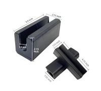 WeZcHEN Transom Saver Support and Trailering Motor Locks Single Ram Outboard for Me-r Jo-h Ya-m H-d Rubber