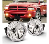 WEZEMLIGHT Fog Lights Assembly For 2001-2003 Dodge Durango 2001-2004 Dodge Dakota Pickup Truck SUV-Clean Lens