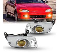 WEZEMLIGHT Fog Lights Assembly Replacement For 1992 1993 1994 1995 Honda Civic H3 Bulb Switch And Wiring Kit