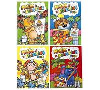 WF Graham 12 x Magic Painting A4 Colouring Books Childrens Party Bag Filler