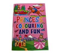 WF Graham 12 x Mini Princess Colouring Activity Books Girls A6 Party Bag Fillers
