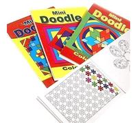 WF Graham 24 x A6 Assorted Mini Doodle Colouring Books Childrens 3095,145mm x 115mm