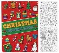WF Graham A6 Doodle Books, Pack of 12 | Kids Colouring Books with Christmas Illustrations