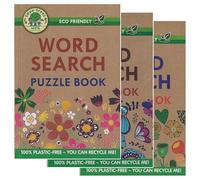 WF Graham Eco-Friendly Wordsearch Puzzle Books for Adults | Plastic-Free Word Search, Brain Teasers | Over 130 Wordsearches in Each | Set of 3