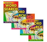 WF Graham Set of 4 A5 Brain Games Word Search Books