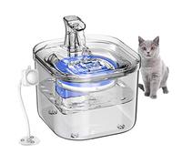 WF160 Cat Water Fountain Automatic Pet Drinking with Intelligent Induction Silent Pump Multiple Circulating Filtration System for Dog Small