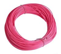 WF5-WF8 Floating Fly Line 30 m with Seamless Connector, Robust PE Material for Precise Throwing, High Visibility in Bright Colours (8F Pink)