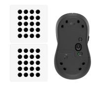 WFB Universal Dot PTFE Rounded Replacement Mouse Skates Feet for All mice,Move More smoothly,Gaming Mouse Round 40 Dots Black