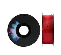WFBOUPXQ 3D Printing Material TPU Transparent Soft Rubber Flexible 1.75mm 3D Printing Filament High Elasticity Engineering Pl...(CR-TPU Red)