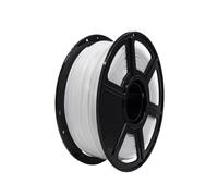 WFBOUPXQ Nylon PA66 Filament 1.75mm 1kg Roll 3D Printer Polyamide Thread Transparent Nature Black White Color High Tensile Strength(Nylon White)