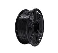 WFBOUPXQ Nylon PA66 Filament 1.75mm 1kg Roll 3D Printer Polyamide Thread Transparent Nature Black White Color High Tensile Strength(Nylon Black)