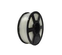 WFBOUPXQ OPY Nylon PA66 Filament 1.75mm 1kg Roll 3D Printer Polyamide Thread Transparent Nature Black White Color High Tensile Strength(Nylon Nature)
