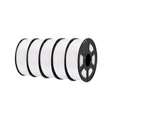 WFBOUPXQ PLA+ Filament 5KG 1.75mm 3D Printing PLA Plus ABS White Black Red Blue Green Orange Filament For FDM Printer 3D Pen(PLA Plus White 5KG)