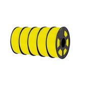 WFBOUPXQ PLA+ Filament 5KG 1.75mm 3D Printing PLA Plus ABS White Black Red Blue Green Orange Filament For FDM Printer 3D Pen(PLA Yellow 5KG)