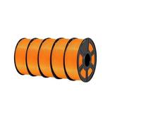 WFBOUPXQ PLA+ Filament 5KG 1.75mm 3D Printing PLA Plus ABS White Black Red Blue Green Orange Filament For FDM Printer 3D Pen(PLA Plus Orange 5KG)