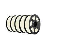 WFBOUPXQ PLA+ Filament 5KG 1.75mm 3D Printing PLA Plus ABS White Black Red Blue Green Orange Filament For FDM Printer 3D Pen(ABS White 5KG)