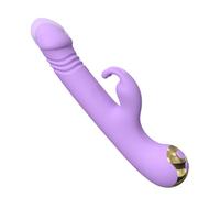 WFBRTS Women's Special Rabbit Vibrator, 9 Extension Modes, 9 speeds, IPX7 Waterproof, Dual Stimulation of the G-spot, USB Rechargeable, Safe Silicone Material, Adult Sex Toy, Couple's Version.