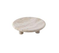 WFchenj222-6 Decorative Serving Trays- Cave Stone Decoration Tray High Foot Storage Tray Dried Fruit Dim Sum Tray Cream Style Dessert Cake Set Plate Storage Tray