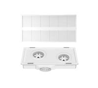 WFchenj222-6 Exhaust Fan Dual Motor Ventilation Fan Integrated Ceiling Ultra-thin 9cm Kitchen And Bathroom Exhaust Fan, 30 * 60cm Ventilation Fan