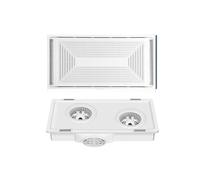 WFchenj222-6 Exhaust Fan Integrated Ceiling 30x60 Exhaust Fan Kitchen Bathroom Strong Silent Ultra Thin 9cm Dual Motor Ventilation Fan Ventilation Fan