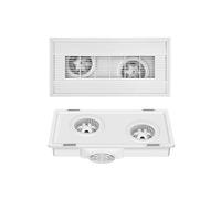 WFchenj222-6 Exhaust Fan Ultra Thin 9cm Dual Motor Ventilation Fan Integrated Ceiling 30x60 Exhaust Fan Kitchen Bathroom Strong Silent Ventilation Fan