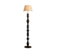 WFchenj222-6 Floor Lamps- Black Living Room Floor Lamp Next to Sofa Study Office Bedroom Vertical Lamp with Lampshade Standing Light