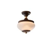 WFchenj222-6 Porch Retro Balcony Corridor Decorative Lamp Cloakroom Lighting Glass Lampshade Hallway Light