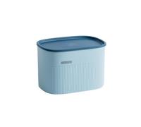 WFchenj222-6 Tissue Box Cover- Tissue Box with Compartment Desktop Decorative Box for Home Multifunctional Tissue Box Facial Tissue Case(Blue)