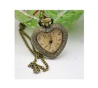 WFENG Retro Personality Tide Male Quartz Pocket Watch, Gift Pendant Necklace Female Students Creative/Golden/B