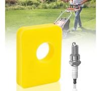 WFEWE 799579 Lawn Mower Air Filters Replacement, Briggs And Stratton Air Filter Foam Replace With Spark Plug