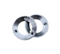 WFGJSK 64mm Flat Burrs With Titanium Plating Sweet High-Uniformity Espresso Grinding, Commercial Espresso Coffee Bean Grinder Burrs(V8 4800MAH)