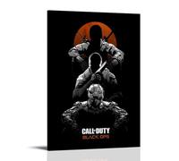 Wfhbcnhg Call Of Duty Black Ops Posters Canvas Print Aesthetic Wall Art Modern Home Decor for Bedroom Living Room 12x18inch(30x45cm) Frame-style
