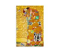 Wfhbcnhg Gustav Klimt Abstract Color Oil Painting Prints Posters Canvas Print Aesthetic Wall Art Modern Home Decor for Bedroom Living Room 16x24inch(40x60cm) Unframe-style