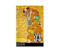Wfhbcnhg Gustav Klimt Abstract Color Oil Painting Prints Posters Canvas Print Aesthetic Wall Art Modern Home Decor for Bedroom Living Room 16x24inch(40x60cm) Unframe-style