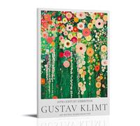 Wfhbcnhg Gustav Klimt Abstract Color Oil Painting Prints Posters Canvas Print Aesthetic Wall Art Modern Home Decor for Bedroom Living Room 20x30inch(50x75cm) Frame-style