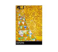 Wfhbcnhg Gustav Klimt Abstract Color Oil Painting Prints Posters Canvas Print Aesthetic Wall Art Modern Home Decor for Bedroom Living Room 16x24inch(40x60cm) Unframe-style