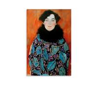 Wfhbcnhg Gustav Klimt Abstract Color Oil Painting Prints Posters Canvas Print Aesthetic Wall Art Modern Home Decor for Bedroom Living Room 20x30inch(50x75cm) Unframe-style