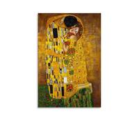 Wfhbcnhg Gustav Klimt Abstract Color Oil Painting Prints Posters Canvas Print Aesthetic Wall Art Modern Home Decor for Bedroom Living Room 16x24inch(40x60cm) Unframe-style