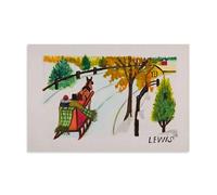Wfhbcnhg Maud Lewis Countryside Style Abstract Oil Painting Posters Canvas Print Aesthetic Wall Art Modern Home Decor for Bedroom Living Room 08x12inch(20x30cm) Unframe-style