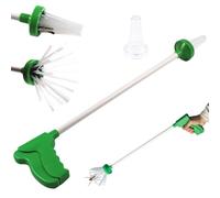 WFKKMEQ Foldable Spider Catcher Long Handled, Adjustable Contactless Catching Tool, Remove Insects, Pest Trap Bugs Catch Crawling Insect Trap for Home Indoor and Outdoor Use Hooded Cape
