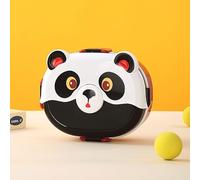 WFKKMEQ Panda Lunch Box, Leakproof Bento Box Set with Lunch Bag Utensils Lunchs Container Lunchbox Portability Snack Boxes Lunch Boxs with Compartments for Picnic, Travelling, School