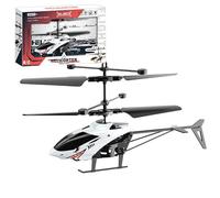 WFKKMEQ Remote Control Helicopter, RC Helicopters Toy Mini RC Helicopter Remote Control Flying Toy Controlled Aircraft Indoor Airplane Toys Mini Helicopters Models Gifts for Birthday(White Shark)