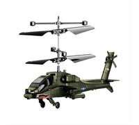 WFKKMEQ Remote Control Helicopter, RC Helicopters Toy Mini RC Helicopter Remote Control Flying Toy Controlled Aircraft Indoor Airplane Toys Mini Helicopters Models Gifts for Birthday(Military Green)