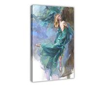 WFKLMSL Anna Razumovskaya's Work Abstract Oil Painting Artist Prints 15 Canvas Poster Wall Art Decor Print Picture Paintings for Living Room Bedroom Decoration Frame-style 16x24inch(40x60cm)