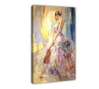 WFKLMSL Anna Razumovskaya's Work Abstract Oil Painting Artist Prints 53 Canvas Poster Bedroom Decor Sports Landscape Office Room Decor Gift Frame-style 16x24inch(40x60cm)