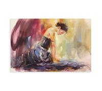 WFKLMSL Anna Razumovskaya's Work Abstract Oil Painting Artist Prints 54 Canvas Poster Wall Art Decor Print Picture Paintings for Living Room Bedroom Decoration Unframe-style 20x30inch(50x75cm)
