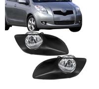 WFLNHB Left and Right Fog Lights Repalcement for Yaris 2007-2011 Fog Light Clear with Wiring Kit 812100D041 812100D042