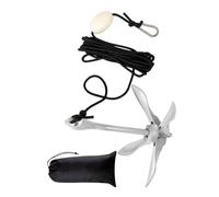 WFLNHB Marine Kayak Anchor Kit 1.5 lb Folding Grapnel Anchor Kit Boat Anchor Kayak Fishing Accessories Replacement for Small Boats Kayaks Canoe Paddle Boards