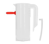 WFNIHONHON Lamb Milk Feeder Bottle, For Small Animal Calf Goat, 800ML Scale Accurate Quantitative Pacifier Feeder with Hand Grip, Durable Design, Easy to Use, Leak Proof, Comfortab (White)